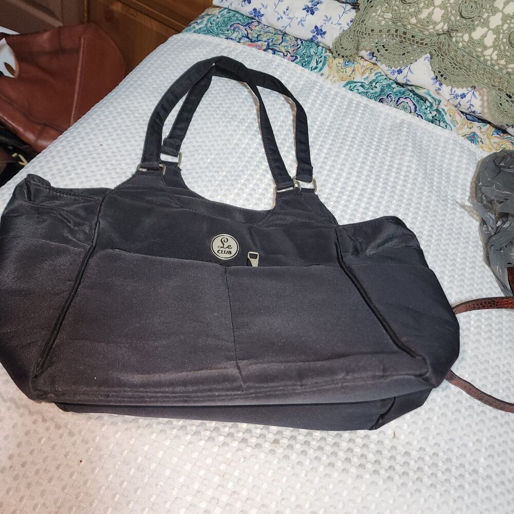 LE CLUB EUC NYLON FASHION CLUB CARRYALL SHOULDER BAG